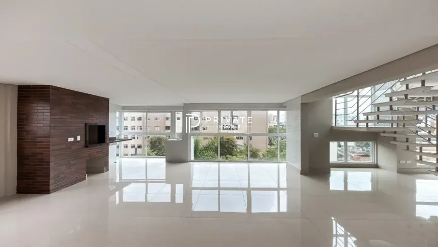Cobertura com arquitetura contemporânea e espaços para viver com exclusividade no Alto da Glória