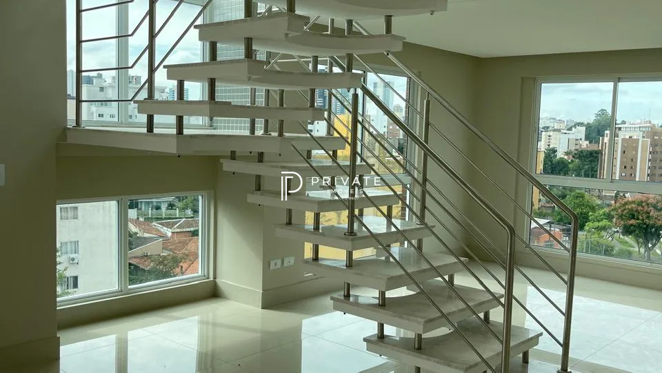 Cobertura com arquitetura contemporânea e espaços para viver com exclusividade no Alto da Glória